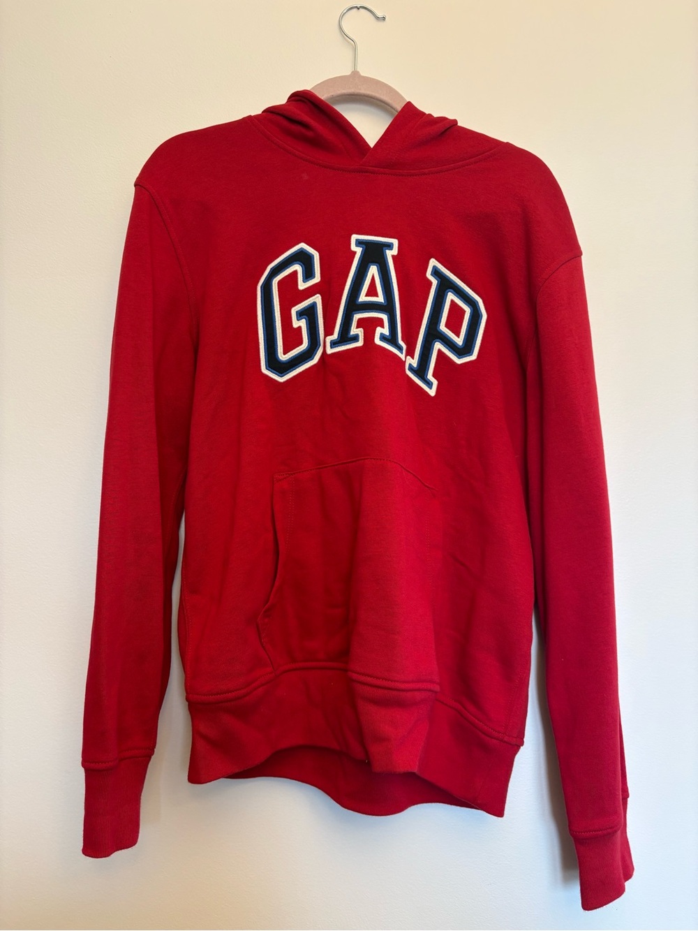 GAP Red Logo Hooded Sweatshirt